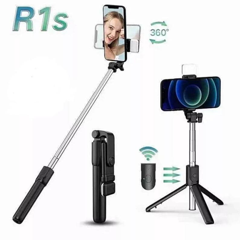 best deals wakjon tongsis 4in1remote bluetooth + lampu led / tongsis 4in1 lampu led / tripod tongsis