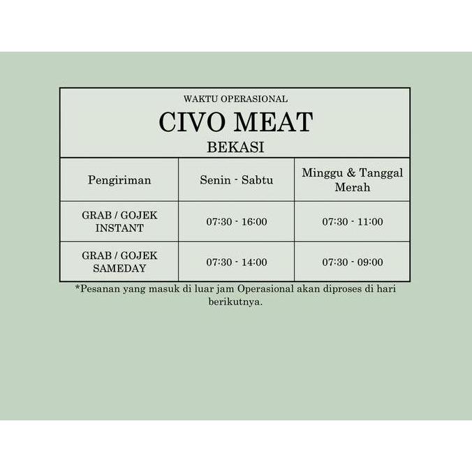 Pork Belly Samcan Daging Babi Import 500gr