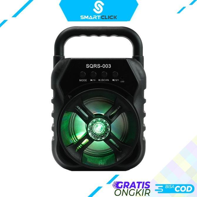 New Speaker Bluetooth Super Bass 3 Inch Free Mic Karaoke Fm Sqrs 003