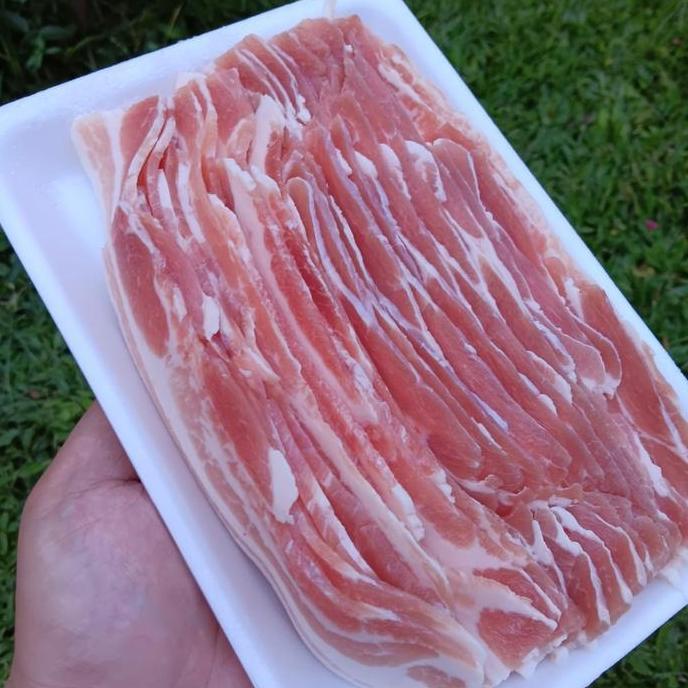 Pork belly / Samcan Samgyeopsal IMPOR (Danish Crown) Slice - 500 gram