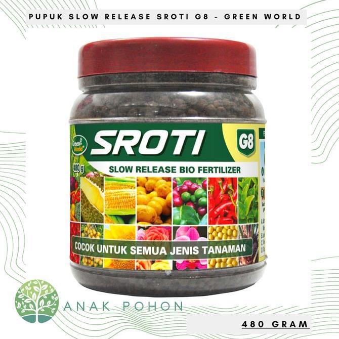 Pupuk Organik Slow Release SROTI G8 - Semua Jenis Tanaman - 480 gr