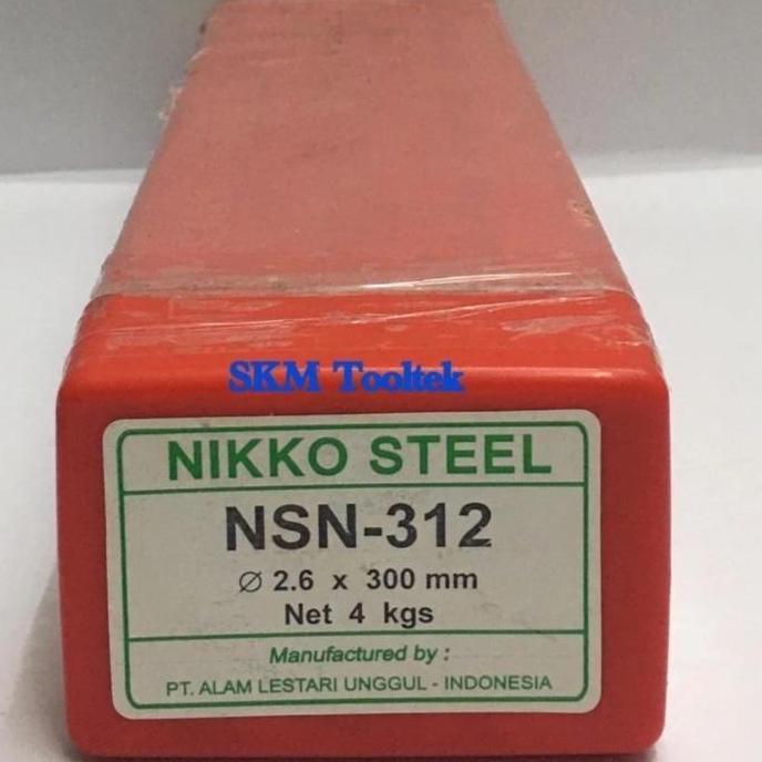 NEW Kawat Las Stainless Steel Nikko Steel NSN 312 2,6MM Kawat Las Stainless Steel NSN-312 2,6MM Nikk
