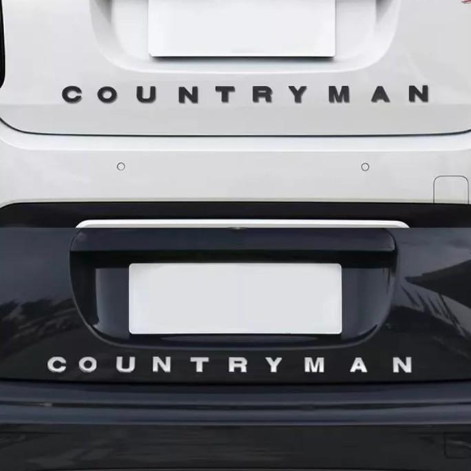 HARGA DISC - Emblem Tulisan Mini Cooper COUNTRYMAN Emblem Bagasi Mini Cooper F60
