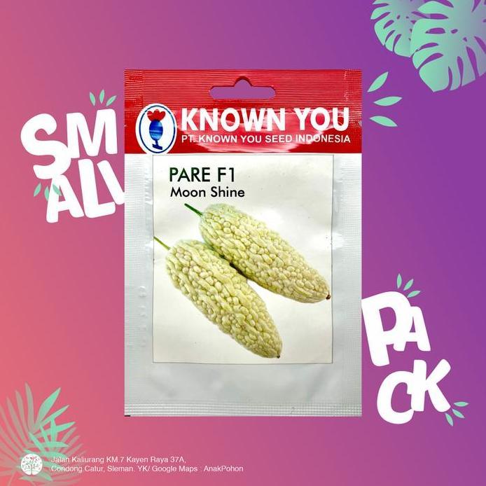 (1 PACK) Benih Pare Putih MOON SHINE Paria Susu F1 Hibrida Seeds - Known You Seed KYS - 5 SEEDS