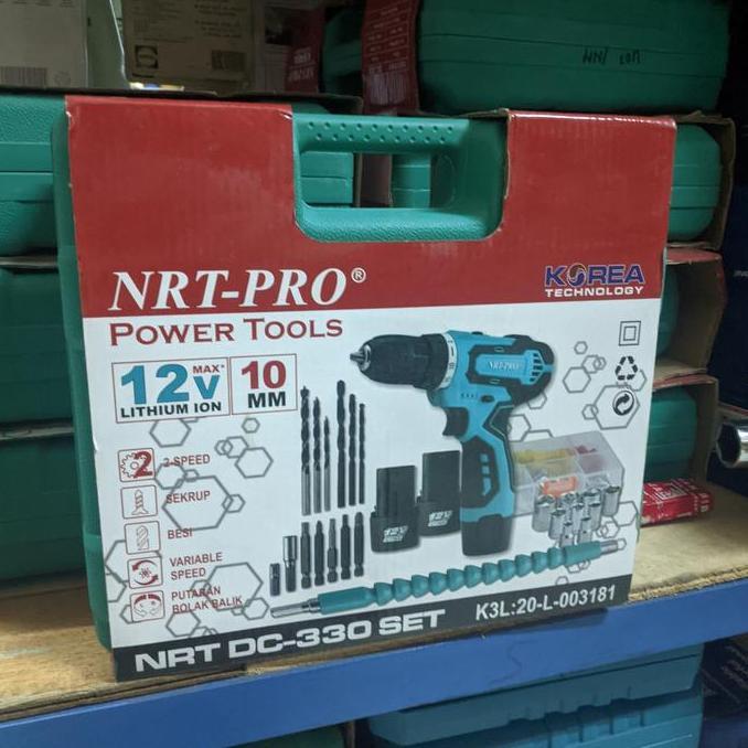 TERMURAH - Cordless drill NRT Pro 330 Set