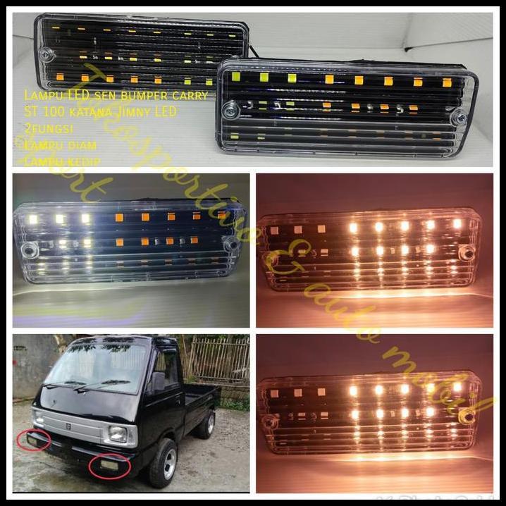 TERBARU LAMPU LED SEN SEIN BUMPER DEPAN SUZUKI CARRY ST100 KATANA JIMNY LED 