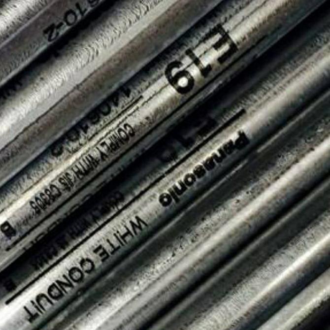 Pipa Conduit E19 Panasonic Steel Pipe Besi E-19 3/4 inch 3/4"