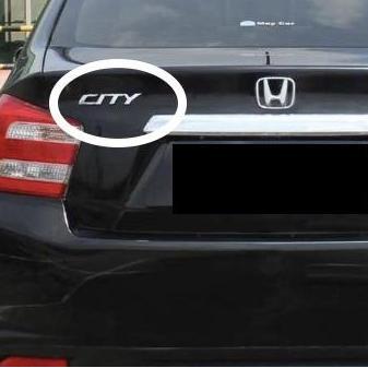 Emblem city untuk bagasi Honda new City original size murah