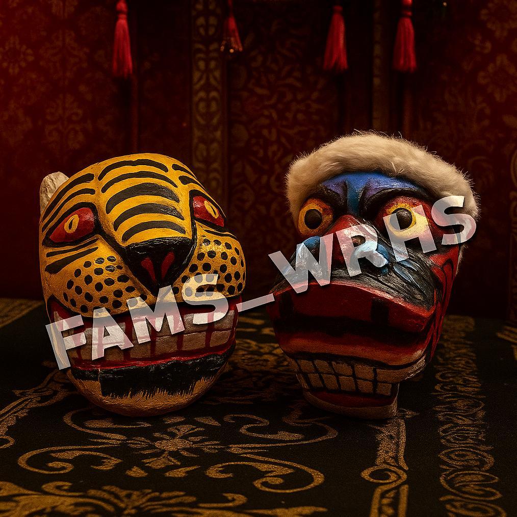 Barongan Kepruk Kucingan Kepala Barongan Jaranan Barongan Kayu Fm -11