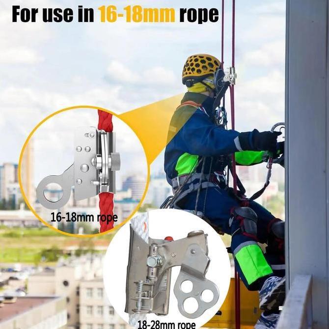 SWASAGARA Safety Rock Climbing Arborist Caving Roof Tree Arborist Rope Grab Outdoor