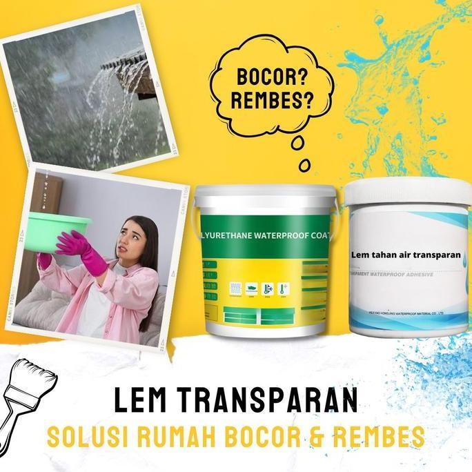 AWAYESH LEM ANTI KEREMBES X2000 Lem Transparan Waterproof Anti Bocor