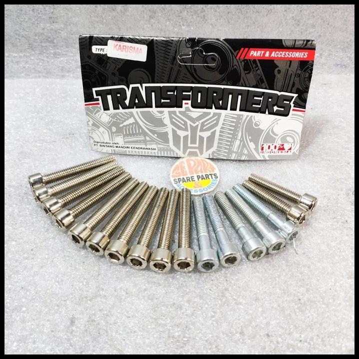 TERBARU BAUT L BLOK MESIN KARISMA SUPRA X125 SET 