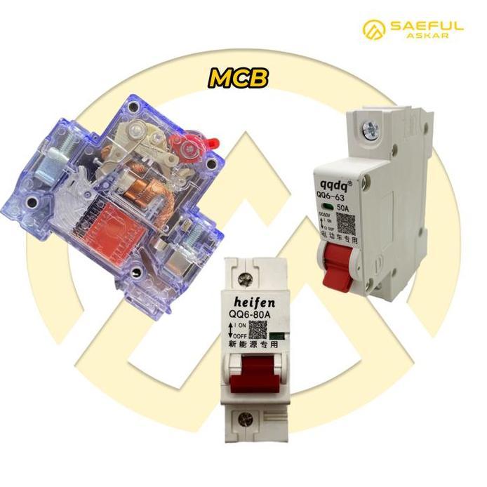 MCB Stop Kontak Sepeda Listrik Roda 3 Listrik Motor Listrik