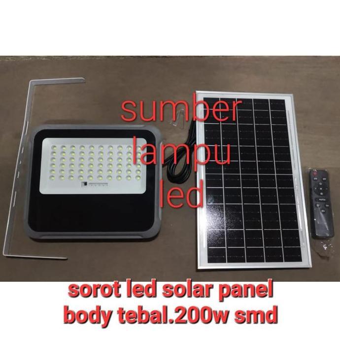 sorot led tenaga matahari 60 watt 60w tembak led solar panel 60watt
