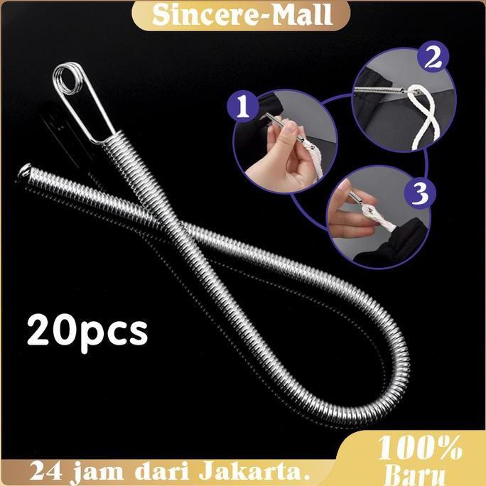 VIWIUWIU 20Pcs Alat Memasukan Tali Sweater / Alat Pemasang Tali Celana / Alat Pemasang Tali Karet