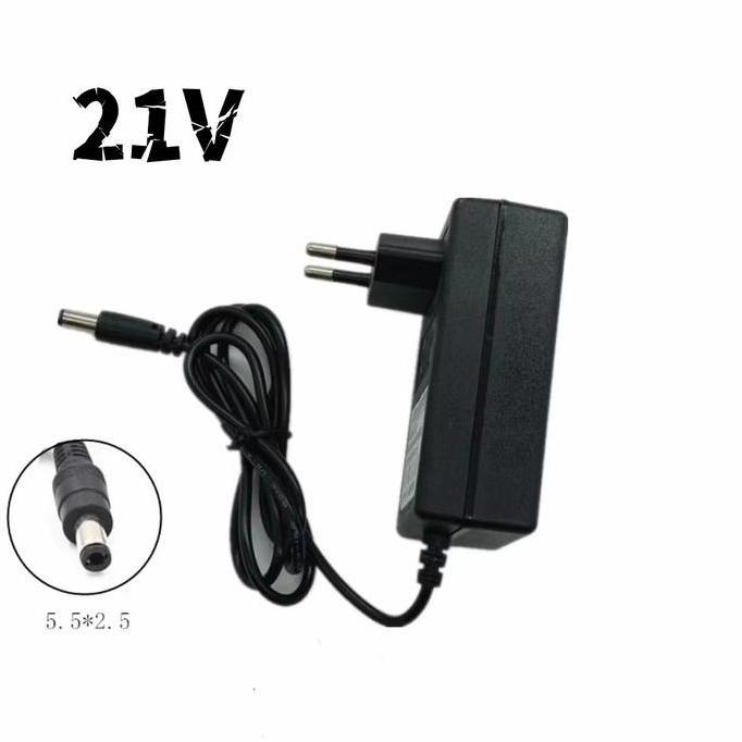 SWASAGARA Dagmara Adaptor Charger 21V Cocok untuk kunci pas tanpa kabel dagmara 21V