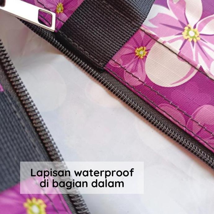 Tas Belanja Lipat Laundry Jumbo Multifungsi Bahan Parasut Ripstop Waterproof