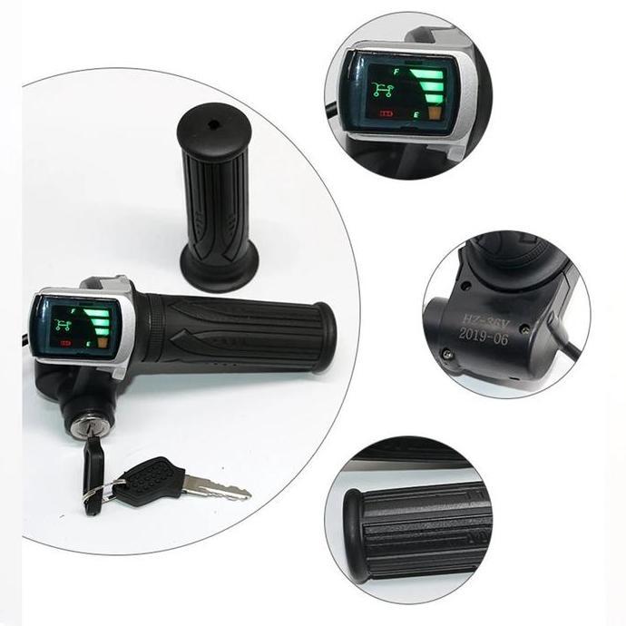 BAIAVY Handle Gas 36/48V Dyu D1 Throttle F-Wheel Kabel Gas Scooter Listrik Sepeda Listrik Skuter Ele