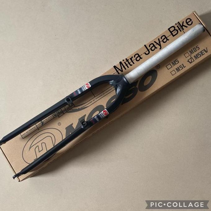 FORK MOSSO M5 EV DISC DAN V BRAKE RIGID 26 27,5 29 700C ORIGINAL DAN TERPERCAYA
