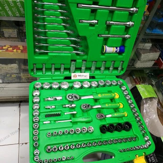 KUNCI SOK SET 120 PCS TEKIRO - PAKET LENGKAP ORIGINAL DAN TERPERCAYA