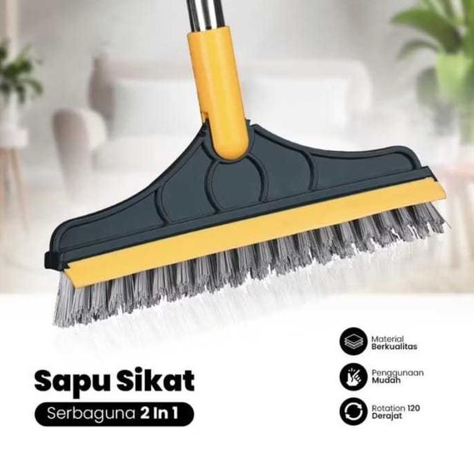 NEW PRODUCT [ COD ] SIKAT GAGANG 2 IN 1 SIKAT WC / SIKAT KAMAR MANDI WC 2 IN 1 / SIKAT GAGANG PANJAN