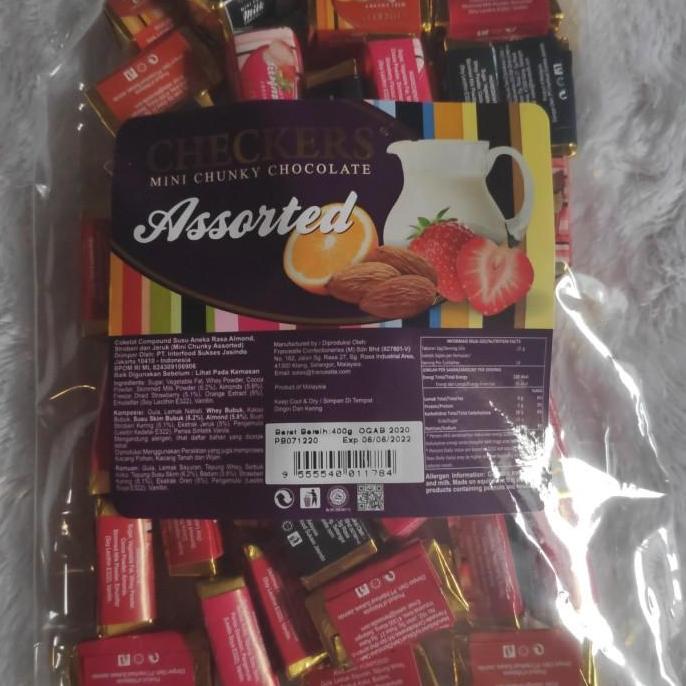 Checkers Mini Chunky Chocolate/Coklat Checkers Mini