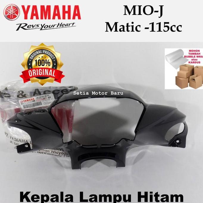 Promo Body Cowling Batok Lampu Depan Motor Mio J Mio GT Hitam Asli Yamaha Diskon