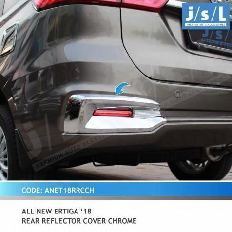 Cover Reflektor Belakang All New Ertiga 2018 Aksesoris Hitam Doff & Chrome JSL