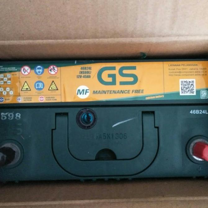 Accu/aki mobil ns60LS 45ah gs astra mf