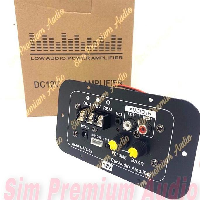 NEW PRICE - Power Kit Mesin Car09 Mini 12 Volt Basstube Subwoofer Mobil Car09 BARU