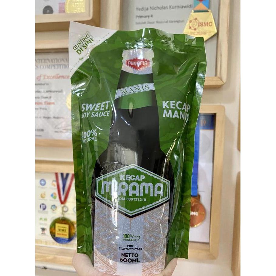 kecap mirama asli semarang 600ml kemasan pouch aman dikirim luar kota kode 1168