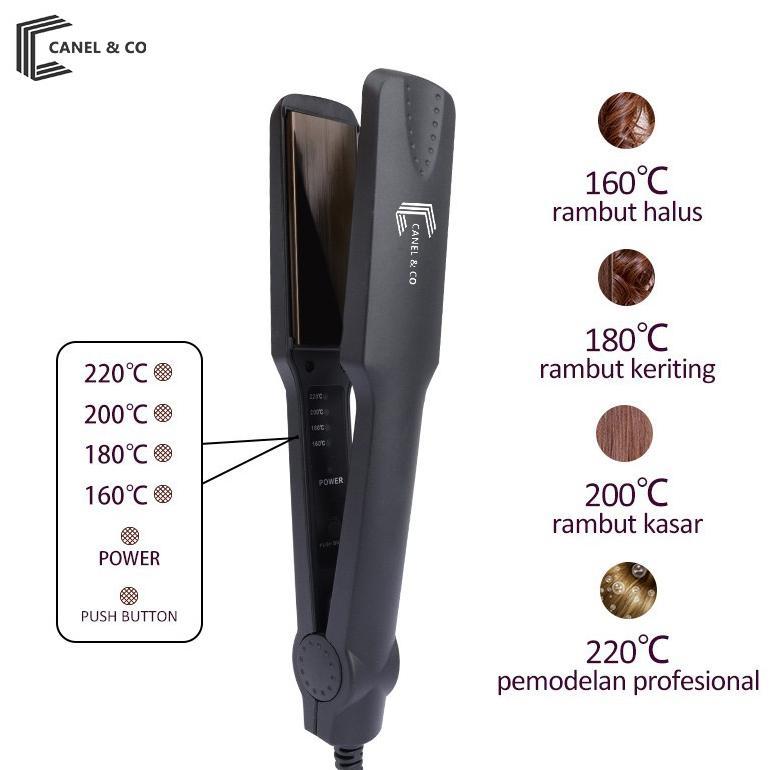 NEW CANEL & CO Catokan Pelurus Rambut Catokan Curly Rambut Hair Straightener [terbaik][terlaris]