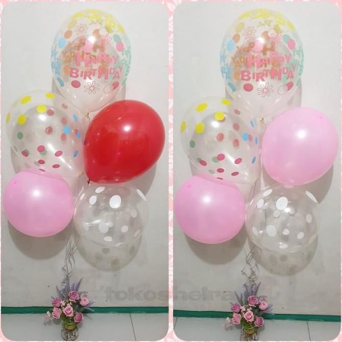 Balon Pink Ungu Putih 12Inch Balon Latex Polos Doff Putih Ungu Pink