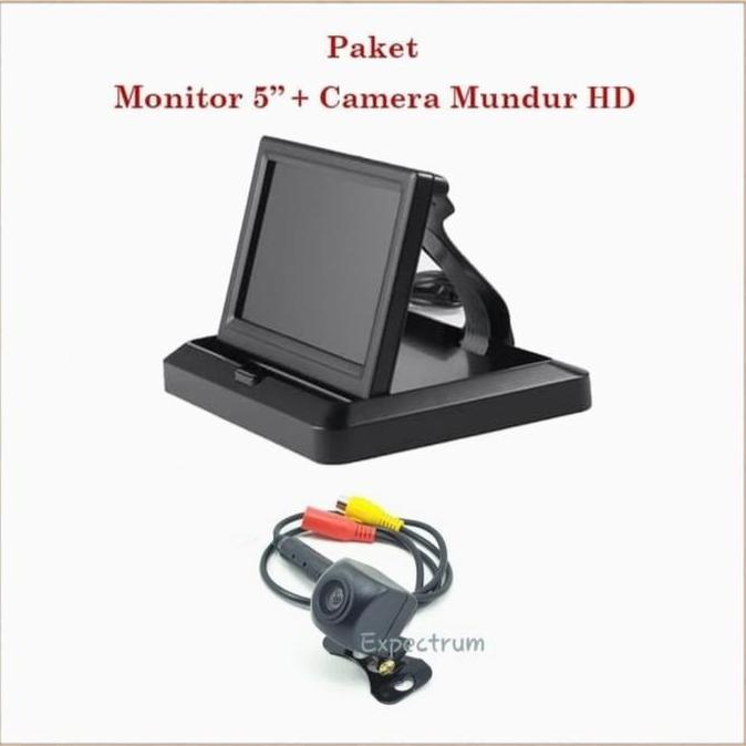 BIG SALE - Monitor TV Lipat 5 inch - PAKET Monitor TV 5 inch & Kamera CCD HD