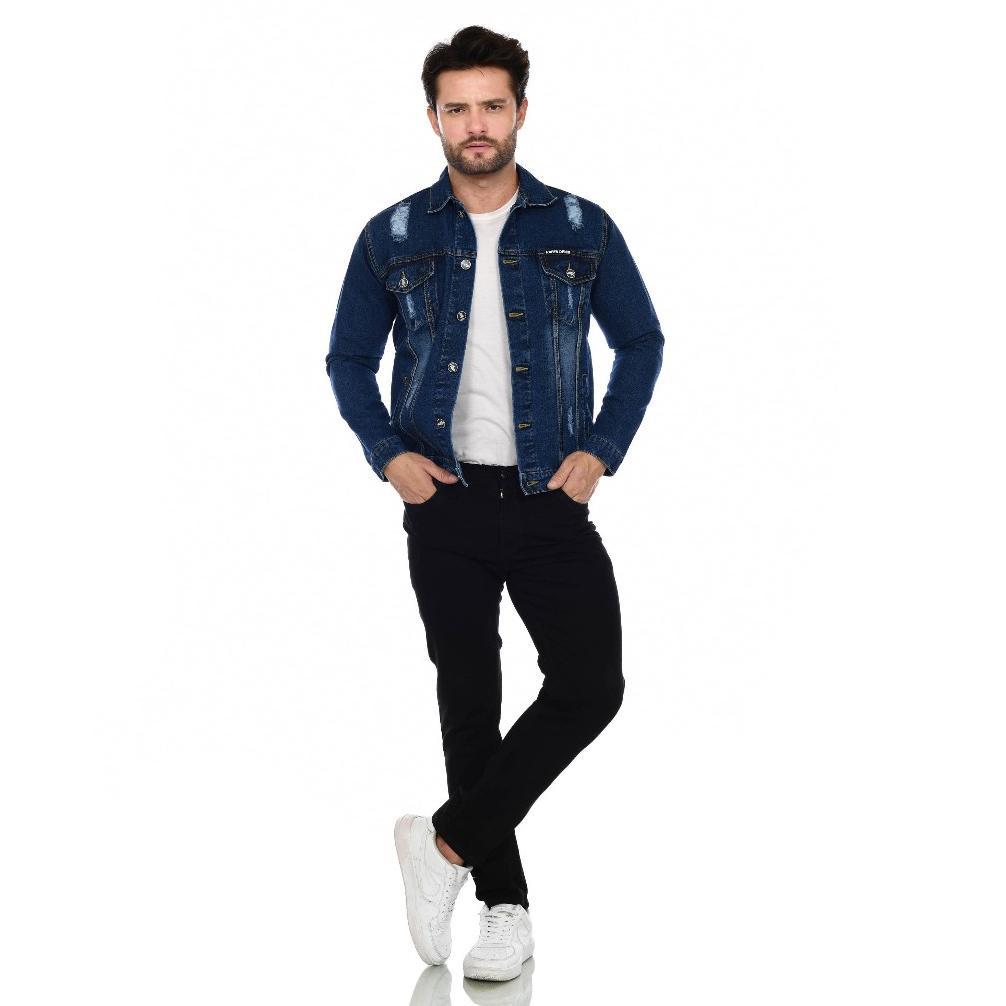 TERLARIS Rafen Jaket Jeans Denim Pria Wanita Unisex Original