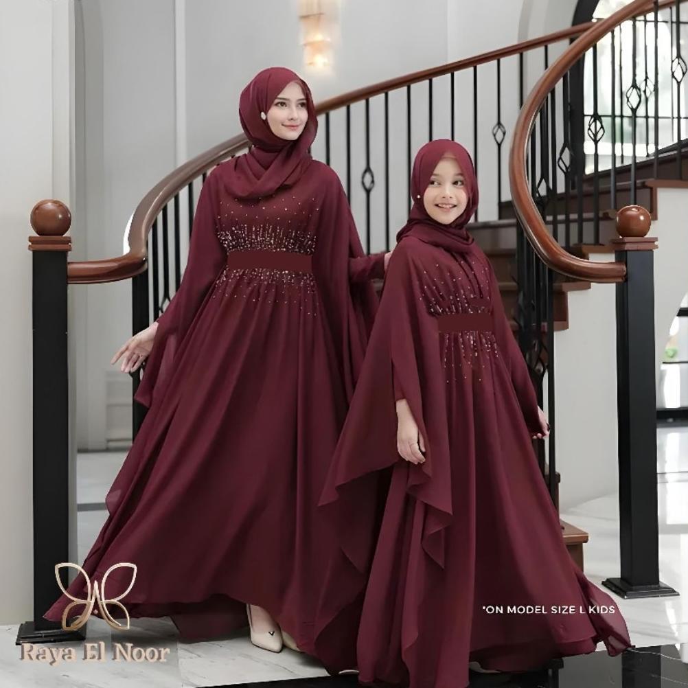 ORIGINAL Mandocorefashion | Mayora kaftan anak syarii usia 7 sampai 11 tahun terbaru kekinian elegan
