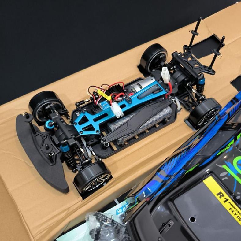 BEST SELLER RC DRIFT HSP 94123 FLYING FISH BRUSHED RC DRIFT FF SKALA 1:10 RTR FULL PROPORTIONAL RC C