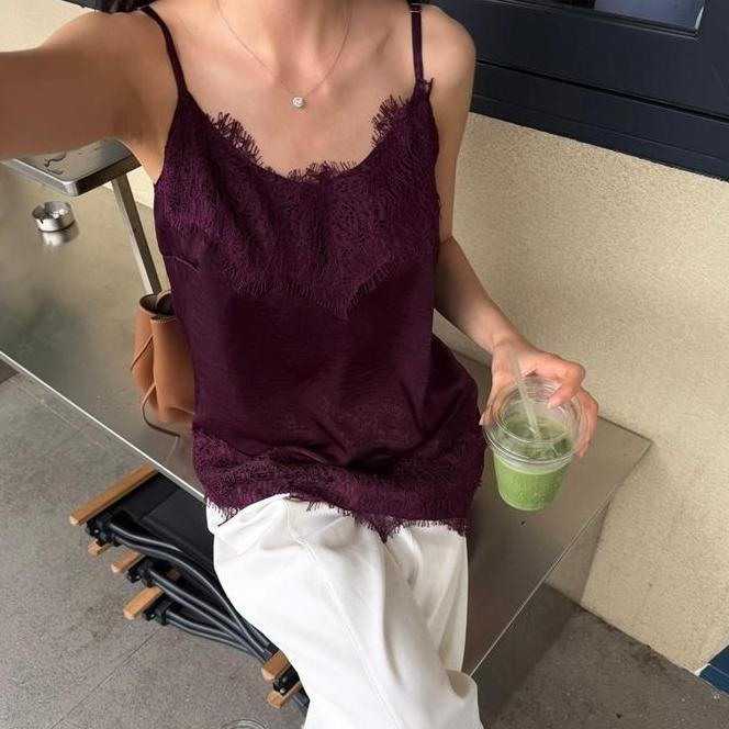 Misschic - Lia Misschic Lia Lace Tank Wanita