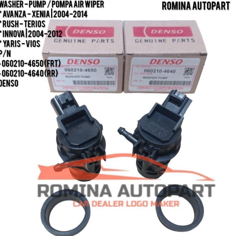 DISKON WASHER PUMP - POMPA AIR WIPER DENSO AVANZA XENIA RUSH TERIOS INNOVA YARIS VIOS ORIGINAL