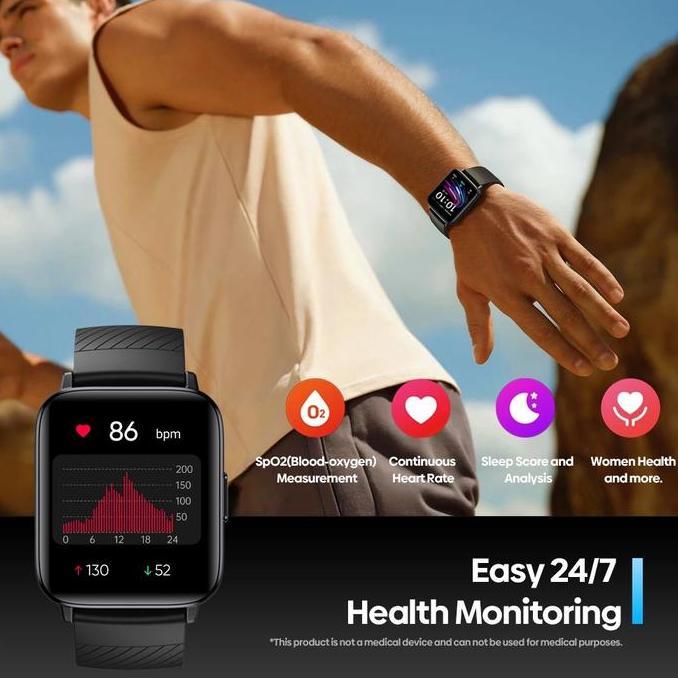 LUONENG LW Six Smartwatch 5ATM Waterproof Heart Rate Monitoring 15Days