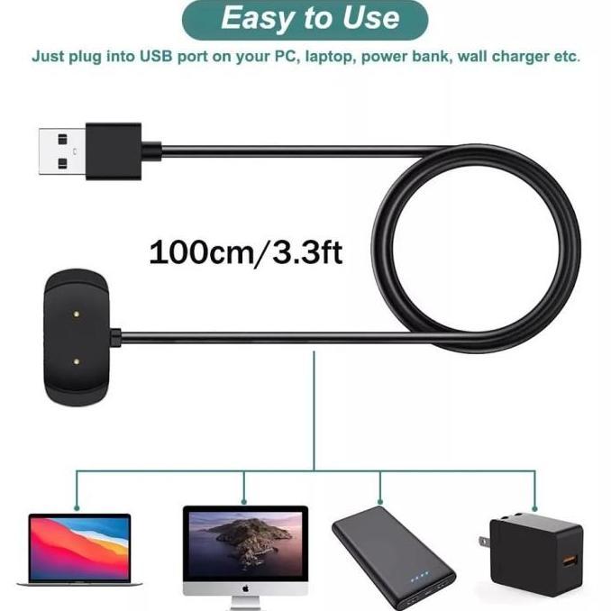Dock Charger USB Cable Amazfit T-Rex PRO TREX PRO Kabel Cas Magnetic