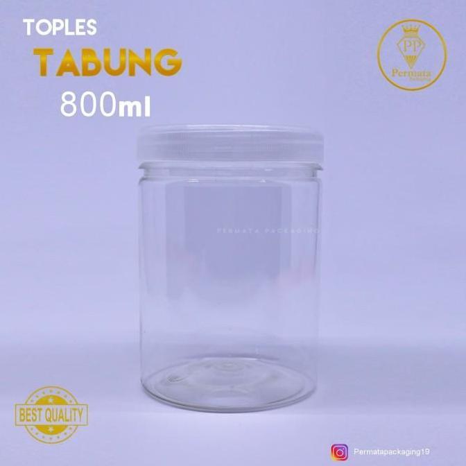 Toples Tabung 800 ml / Toples Plastik 800 ml
