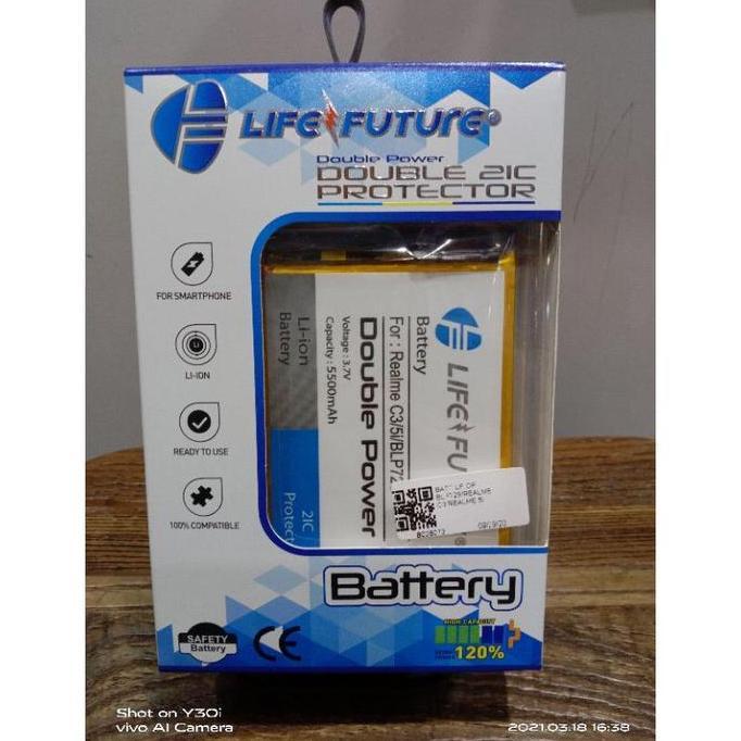 BATRE LF DOUBLE POWER REALME C3 / REALME C20 / REALME C11 / REALME 5i