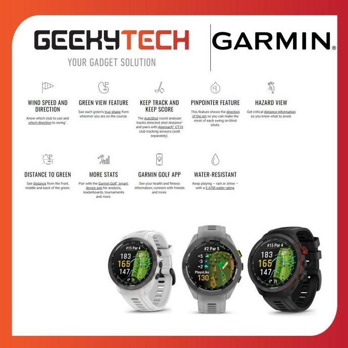 Garmin Approach S70 - Golf Watch - Garansi Resmi TAM