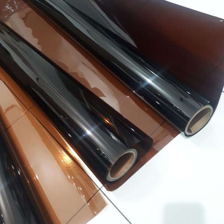 DISKON [ SUNPROTECT COKELAT ] KACA FILM MOBIL RUMAH GEDUNG KANTOR KACA FILM RIBEN COKLAT 40% 60% 80%
