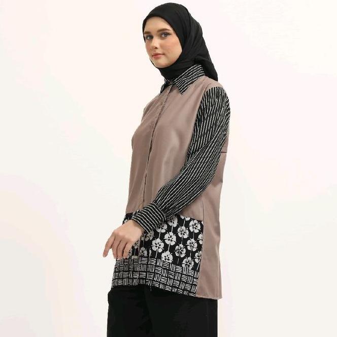Saiara Vega Kemeja Saiara Vega Kemeja Batik Kombinasi Katun Toyobo