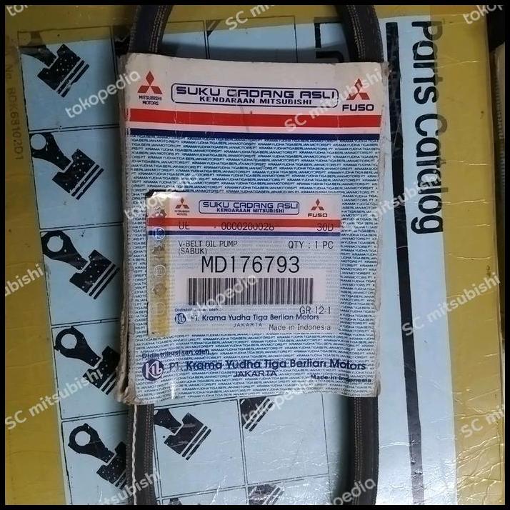 TERLARIS FAN VAN BELT V-BELT POWER STEERING LANCER DANGAN C62 C68 EVO 3 CB2 