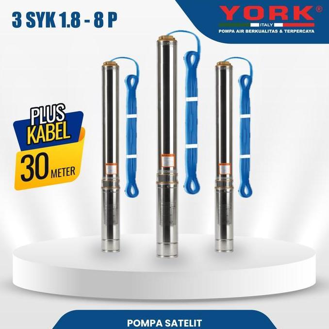 Pompa Satelit York Type 3 Syk 2.5 Plus Kabel