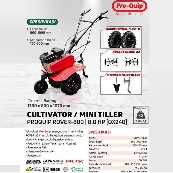 *$*$*$*$] Cultivator Mini Traktor Pro-Quip ROVER 900