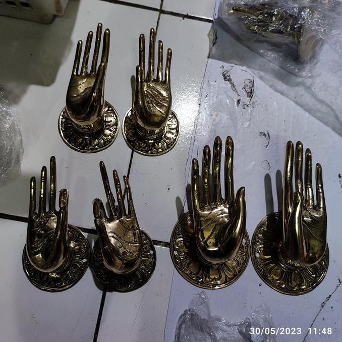 """""] hook hanger hand gold